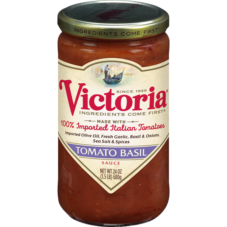 Authentic Tomato Basil Pasta Sauce with Imported Italian Tomatoes - from Victoria!