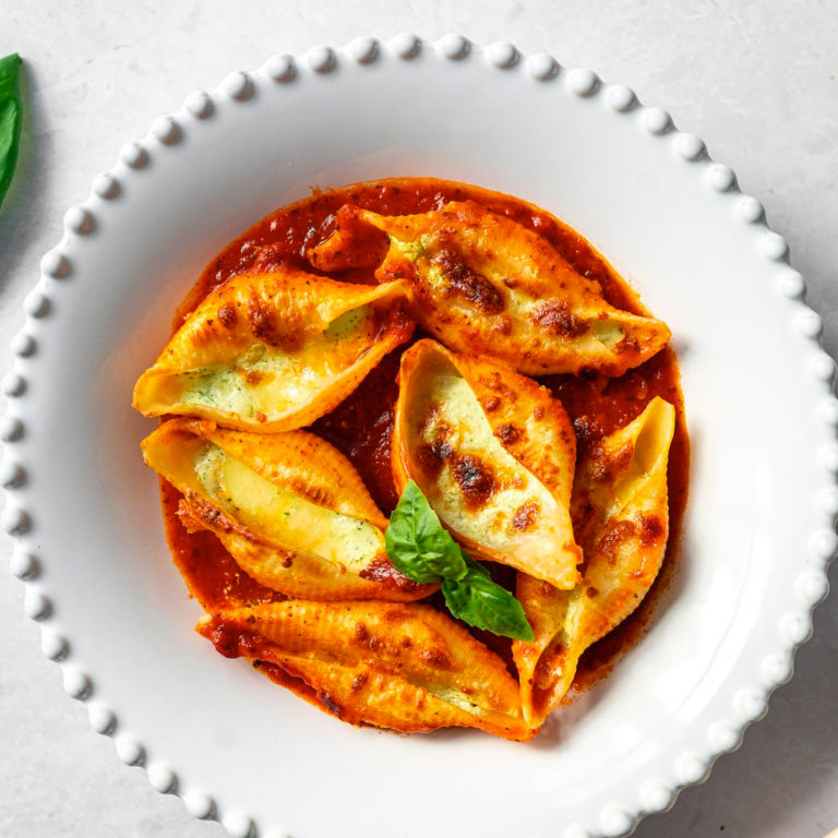 Large Pasta Shells Stuffed w/ Ricotta Recipe Victoria Fine Foods