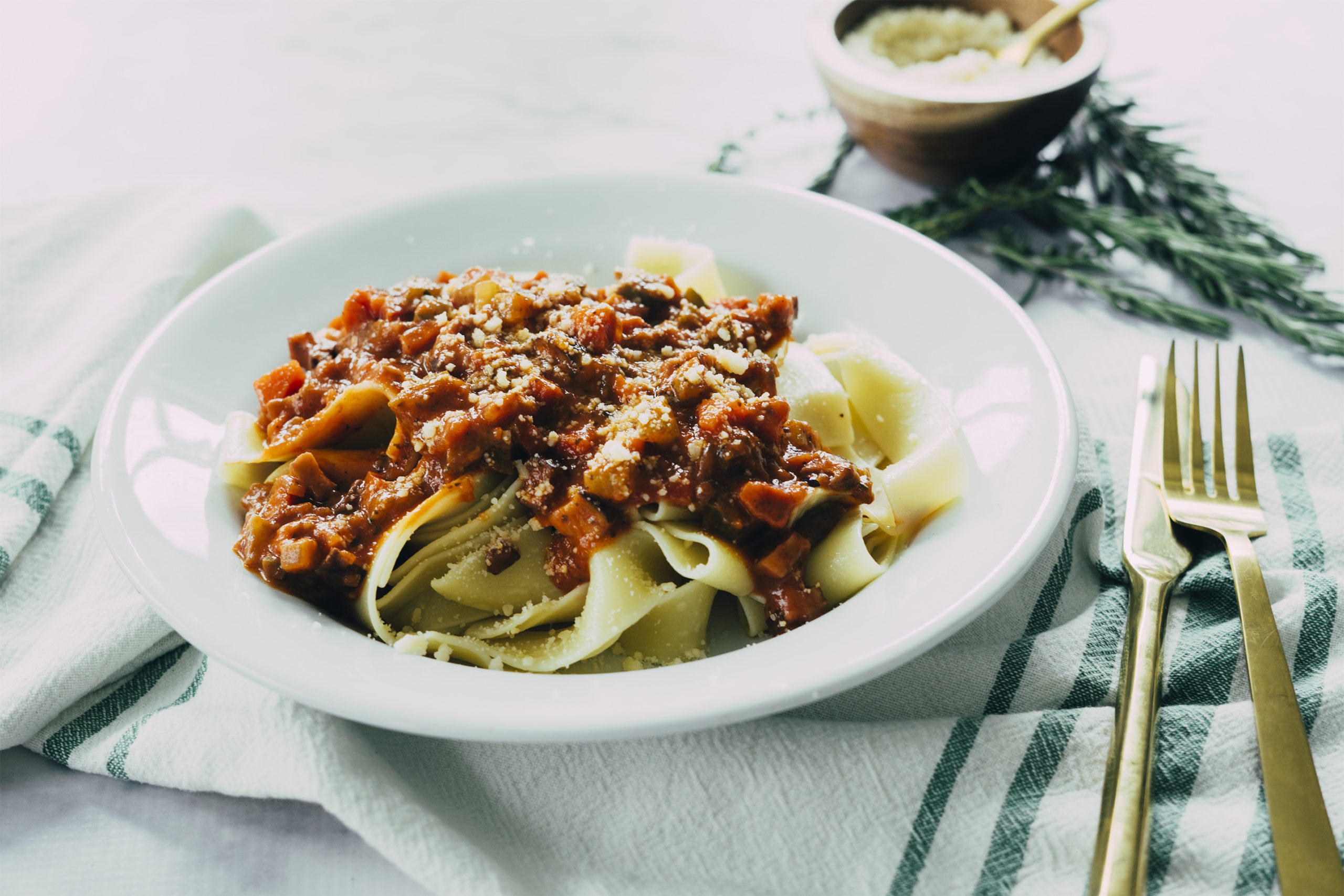 Pappardelle Vegetarian Bolognese