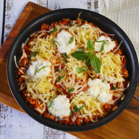 Image of Spaghetti Squash Skillet Lasagna Recipe